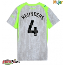 Camiseta Manchester City Tijjani Reijnders #4 Tercera Equipación para mujer 2025-26 manga corta